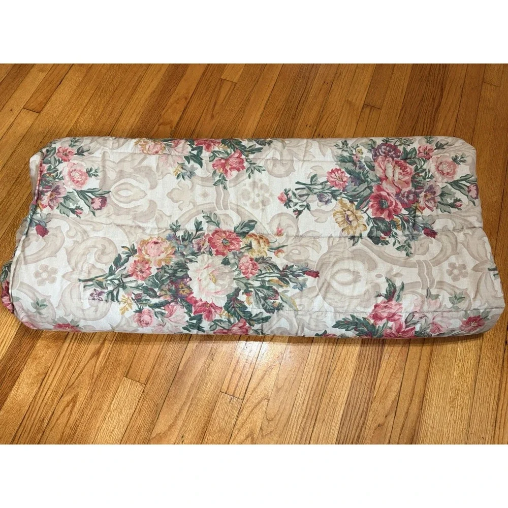 Vintage Ralph Lauren Elsa Grasslands Floral Yellow Floral Twin Comforter